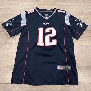 Nike Tom Brady #12 New England Patriots On Field NFL Football Jersey - Size L